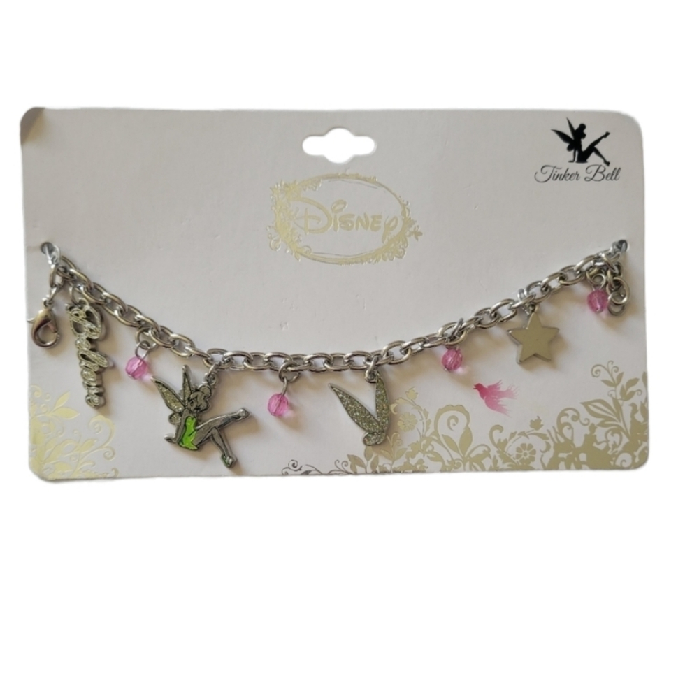 Disney Tinker Bell Charm Women's Bracelet